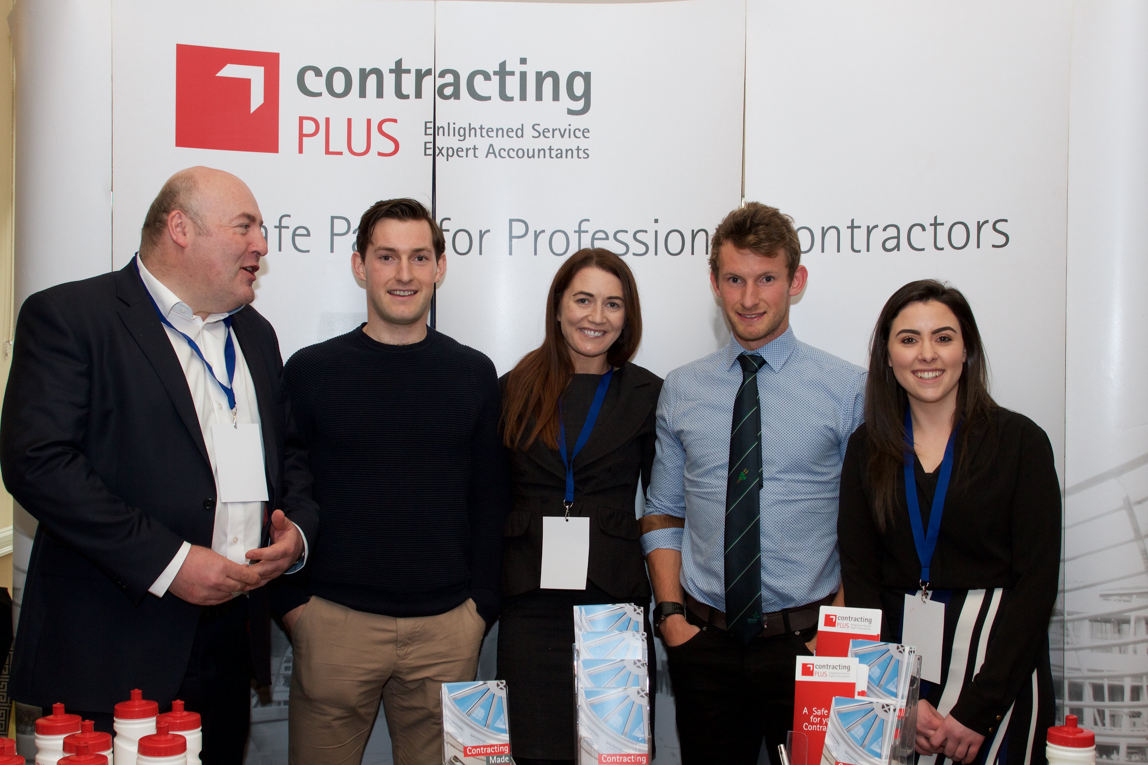 Contracting PLUS team pictured with the O'Donovan Brothers