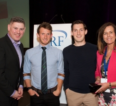 NRF President & CEO pictured with the O'Donovan Brothers
