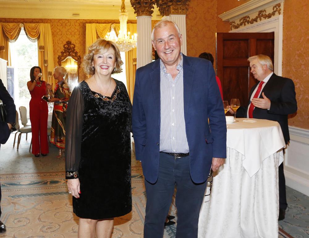 NO REPRO FEE 26/09/2018 National Recruitment Federation Fellowship event. Pictured are (LtoR) Barbara McGrath and Ken Belshaw at the National Recruitment Federation Fellowship event in The Shelbourne Hotel. Photo: Sasko Lazarov/Photocall Ireland