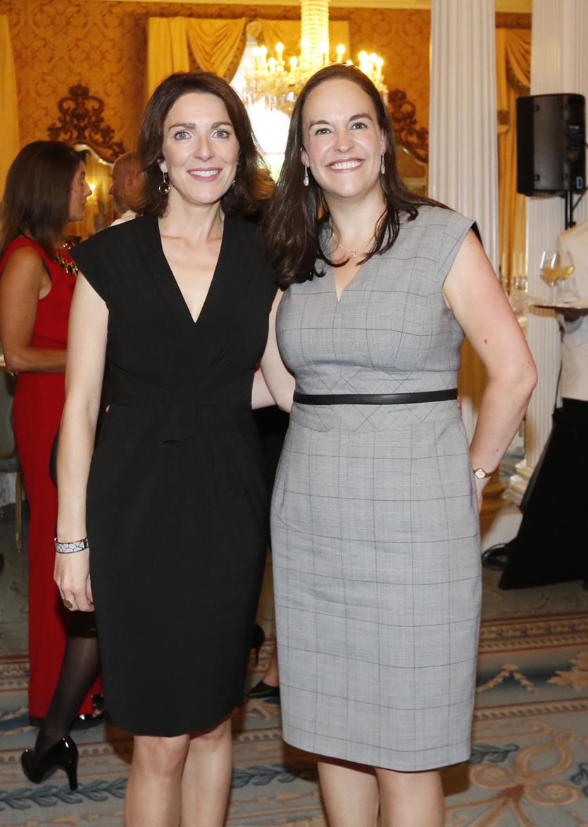 NO REPRO FEE 26/09/2018 National Recruitment Federation Fellowship event. Pictured are (LtoR) Sarah Kelly and Elaine Brady at the National Recruitment Federation Fellowship event in The Shelbourne Hotel. Photo: Sasko Lazarov/Photocall Ireland