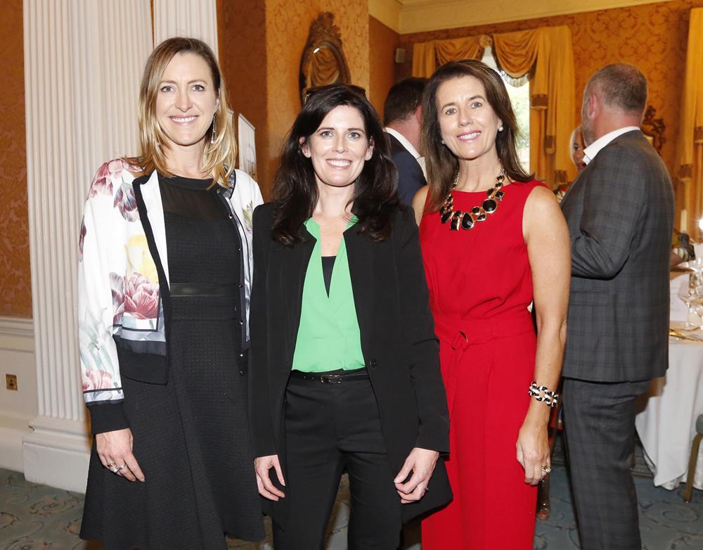 NO REPRO FEE 26/09/2018 National Recruitment Federation Fellowship event. Pictured are (LtoR) Roisin McNamara, Michelle Kilcar and Geraldine King at the National Recruitment Federation Fellowship event in The Shelbourne Hotel. Photo: Sasko Lazarov/Photocall Ireland