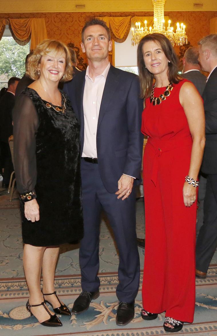 NO REPRO FEE 26/09/2018 National Recruitment Federation Fellowship event. Pictured are (LtoR) Barbara McGrath, Peter Cosgrove and Geraldine King at the National Recruitment Federation Fellowship event in The Shelbourne Hotel. Photo: Sasko Lazarov/Photocall Ireland