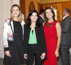 NO REPRO FEE 26/09/2018 National Recruitment Federation Fellowship event. Pictured are (LtoR) Roisin McNamara, Michelle Kilcar and Geraldine King at the National Recruitment Federation Fellowship event in The Shelbourne Hotel. Photo: Sasko Lazarov/Photocall Ireland